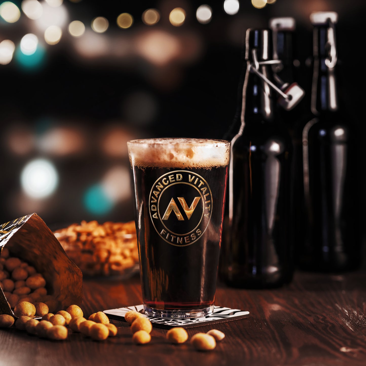 Shaker pint glass